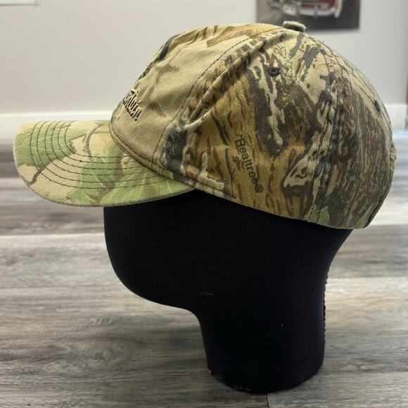 Vintage 90s Outdoor Cap Gander Mountain Realtree‎ Camo Mens OS Strapback Hat Cap - Picture 3 of 8